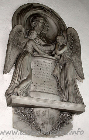 St Andrew, Hornchurch Church – This Monument was erected by Henry and Dorothy Askey, in grateful Remembrance of RICHD SPENCER Esq. who died Dec the 15th 1784, aged 68 Years. Also MARIA ELIZTH SPENCER his wife, who died April ?? 1772 aged 51 Years.
