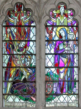 St Mary the Virgin, Little Wakering Church – In memory of Elizabeth, wife of John Vallance - Born Jany 8th 1835, Died June 12th 1877 === Louisa Catherine Daniel - Born Feby 13th 1838, died April 11th 1872. === Arthur William Trollope Daniel B.A. Barr at Law - Born Jany 3rd 1841 - Died Jany 26th 1873 + W.M. Daniel - Vicar.