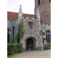 St Michael, Thorpe Le Soken Church – Exterior 6: This porch strikes me as an attempt to erect a scaled down version of a porch similar to that at Thaxted. Certainly rather impressive for the build date.