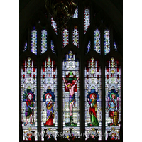 St Christopher, Willingale Doe Church – Stained Glass 1
