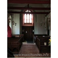 St Christopher, Willingale Doe Church – Interior 2