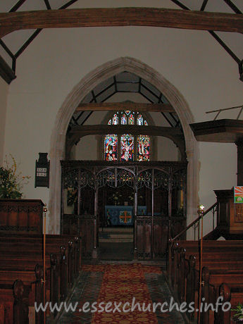 St Edmund, Abbess Roding Church – Full view of the church to the E.