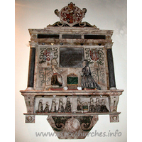 St Edmund, Abbess Roding Church – Monument 1: Monument to Sir Gamaliel Capell d. 1613