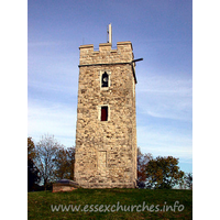 St Michael, Pitsea Church – Exterior 5: This tower, though much restored, dates from around 1500.