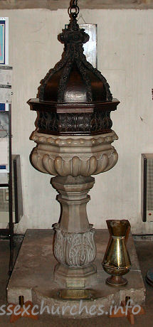St Alban, Westcliff-on-Sea Church – Found by Sir Charles Nicholson, in the crypt of St Mary-le-Bow in London, and subsequently bought by him.