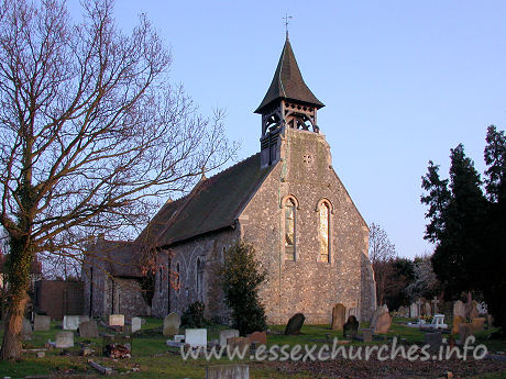 St Catherine, Wickford Church – A blocked arcade can be seen here in the N wall.