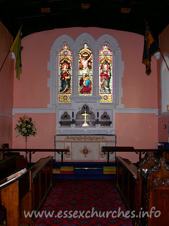 St Catherine, Wickford Church – The chancel.