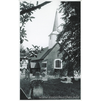 St Margaret, Stanford Rivers Church – Postcard 1: Dated 1975. One of a series of photos purchased on ebay. Photographer unknown.
