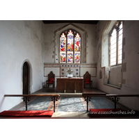 All Saints, Barling Church – Interior 2: Reredos - Victorian Decorated Marble