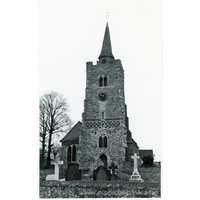 All Saints, Barling Church – Postcard 2: Dated 1966. One of a series of photos purchased on ebay. Photographer unknown.