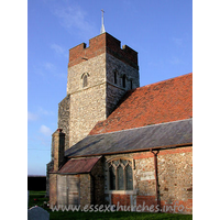 St Mary & All Saints, Great Stambridge Church – Exterior 8: The S aisle was added to the nave c.1300.