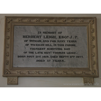 St Bartholomew, Wickham Bishops Church – Monument 7