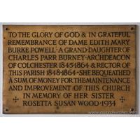 St Bartholomew, Wickham Bishops Church – Monument 8