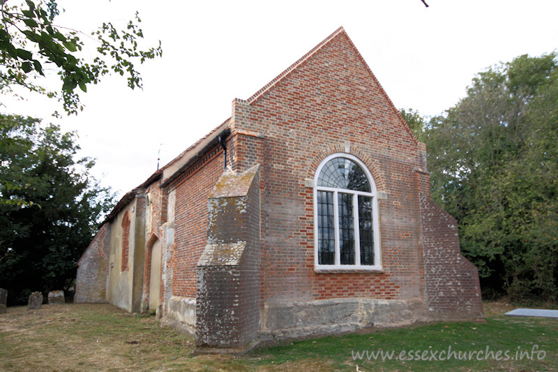 St Mary, Mundon Church – Brick east end of early C18 chancel. (Not the brick 'west' end, as was stated on my old website! - hopefully no-one noticed - or maybe you were all too polite to say!)