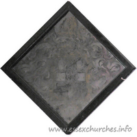 St Mary the Virgin, Stebbing Church – Hatchment 2: For Arthur Batt, who died 3rd February 1730, aged 47. Details taken from Hatchments in Britain: 6, Edited by Peter Summers