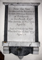 St Mary, Manuden Church – Monument 3