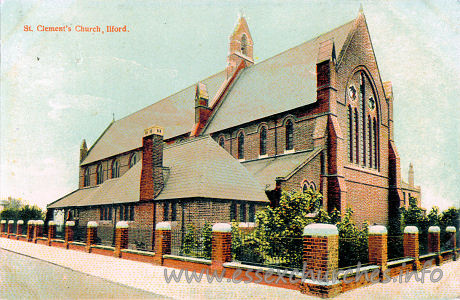 St Clement, Ilford Church – Published by the Bonanza, High Road, Ilford.
