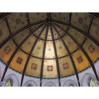 St Mary (New Church), Mistley Church – Interior 3: The chancel ceiling.