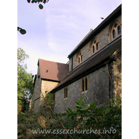 St Mary, Langdon Hills New Church – Exterior 3: The lesser spotted N side of St Mary, Langdon Hills. Your intrepid photographer risked life and limb for this photo. :o)