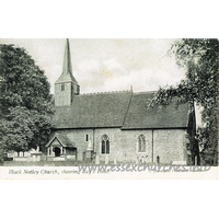 St Peter & St Paul, Black Notley Church – Postcard 1: Black Notley Church, showing Ray's Tomb. C. Joscelyne, Publisher, Braintree.