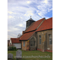 St Mary, Buttsbury Church – Exterior 2: Two original traceried windows were discovered during a restoration of 1923. One can be seen here. Unfortunately, the glass chosen to populate this window leaves a lot to be desired. It can be seen under the Interior tab.
