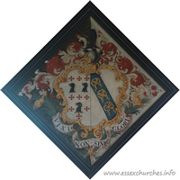 All Saints, Sutton Church – Hatchment 1