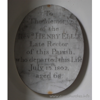 All Saints, Sutton Church – Monument 4
