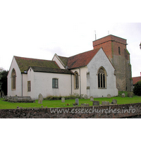 St Lawrence, Bradfield Church – Exterior 2: View from NE.