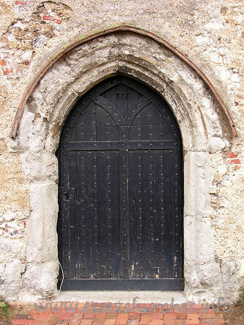 St Lawrence, Bradfield Church – The W door.