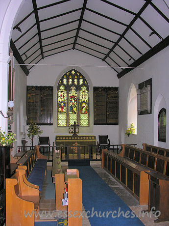 St Lawrence, Bradfield Church – The chancel is C13.