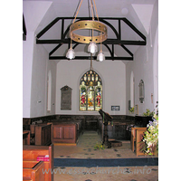 St Lawrence, Bradfield Church – Interior 7: ... and the N transept ... both C19.