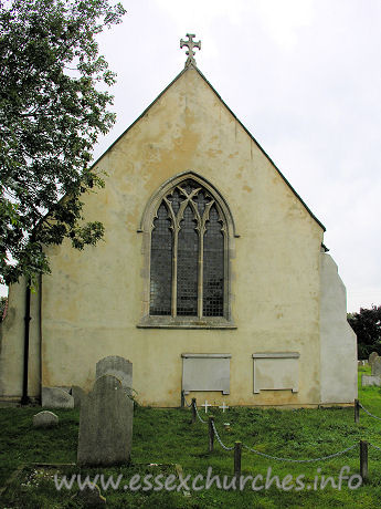 All Saints, Wrabness Church – The chancel is slightly lower than the nave.