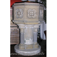 St James, West Tilbury Church – Miscellaneous 1: The font - thought to be the one that remained when the church was declared redundant.