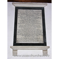 St James, West Tilbury Church – Monument 1