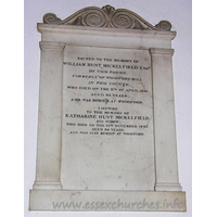 St James, West Tilbury Church – Monument 3