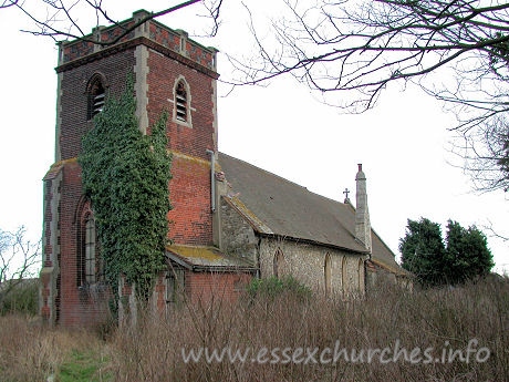 All Saints, North Benfleet Church – The interior of the belfry is, despite outward appearances, of wooden construction.
