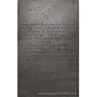 All Saints, North Benfleet Church – Monument 2
