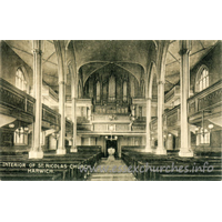 St Nicholas, Harwich Church – Postcard 1