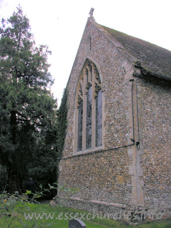 St Mary the Virgin, Great Bardfield Church – The chancel E wall.