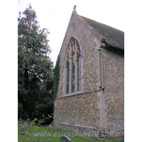 St Mary the Virgin, Great Bardfield Church – Exterior 10: The chancel E wall.