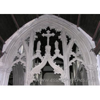St Mary the Virgin, Great Bardfield Church – Miscellaneous 1: Closer detail of the screen.