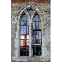 St Andrew, Ashingdon Church – Exterior 5: The Y-traceried window, which probably dates from around 1300.