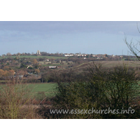 St Andrew, Ashingdon Church – Miscellaneous 2: This image shows the view across to Canewdon church, which is almost exactly two miles as the crow flies.