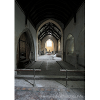 St John the Baptist, Mucking Church – Interior 9: Looking west from the chancel.