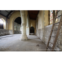 St John the Baptist, Mucking Church – Interior 13: Looking eastwards along the S aisle.