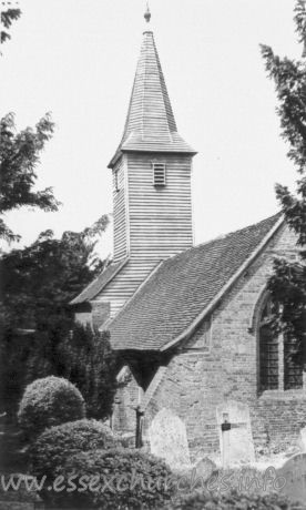 St Mary the Virgin & All Saints, Langdon Hills Old Church – This photograph was obtained on eBay. Unfortunately, I have no details of date or photographer etc.