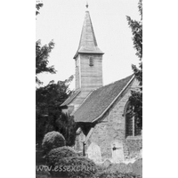 St Mary the Virgin & All Saints, Langdon Hills Old Church – Postcard 1: This photograph was obtained on eBay. Unfortunately, I have no details of date or photographer etc.