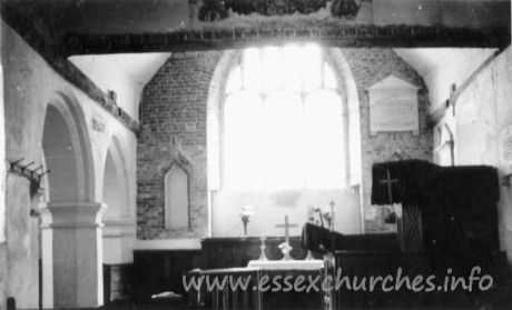 St Mary the Virgin & All Saints, Langdon Hills Old Church – This photograph was obtained on eBay. Unfortunately, I have no details of date or photographer etc.