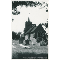 St Michael, Theydon Mount Church – Postcard 2: Dated 1970. One of a series of photos purchased on ebay. Photographer unknown.