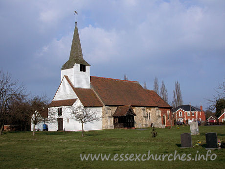 St Mary, Ramsden Bellhouse Church – The roofs of the nave and chancel are either C15 or early C16.